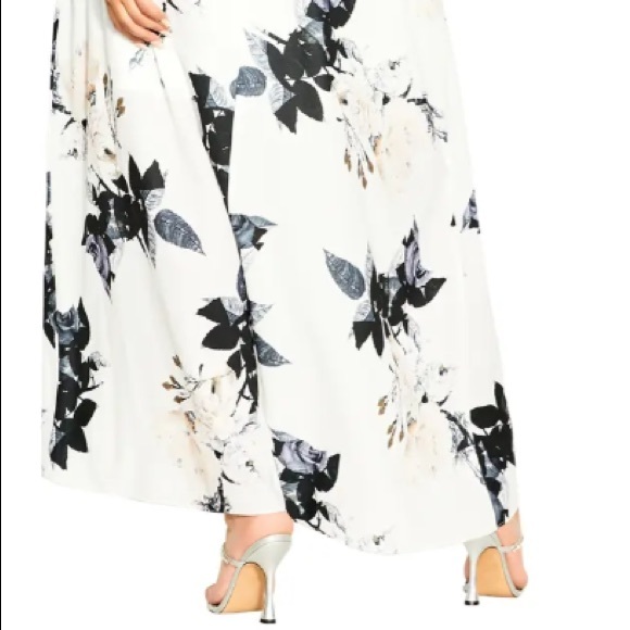 Delicate Ruffle Cold Shoulder Maxi Dress - Picture 8 of 8